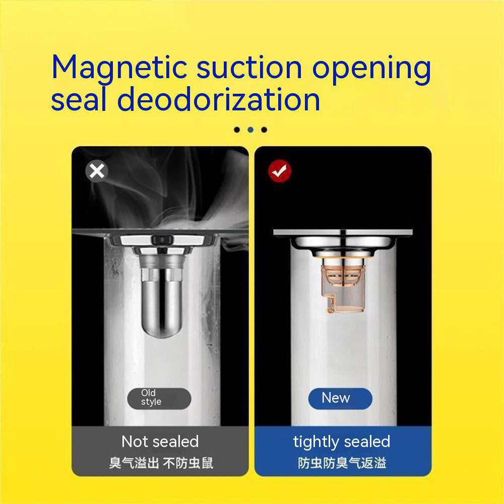 3 Filtres anti-odeurs et anti-insectes pour évacuation de sol et douche