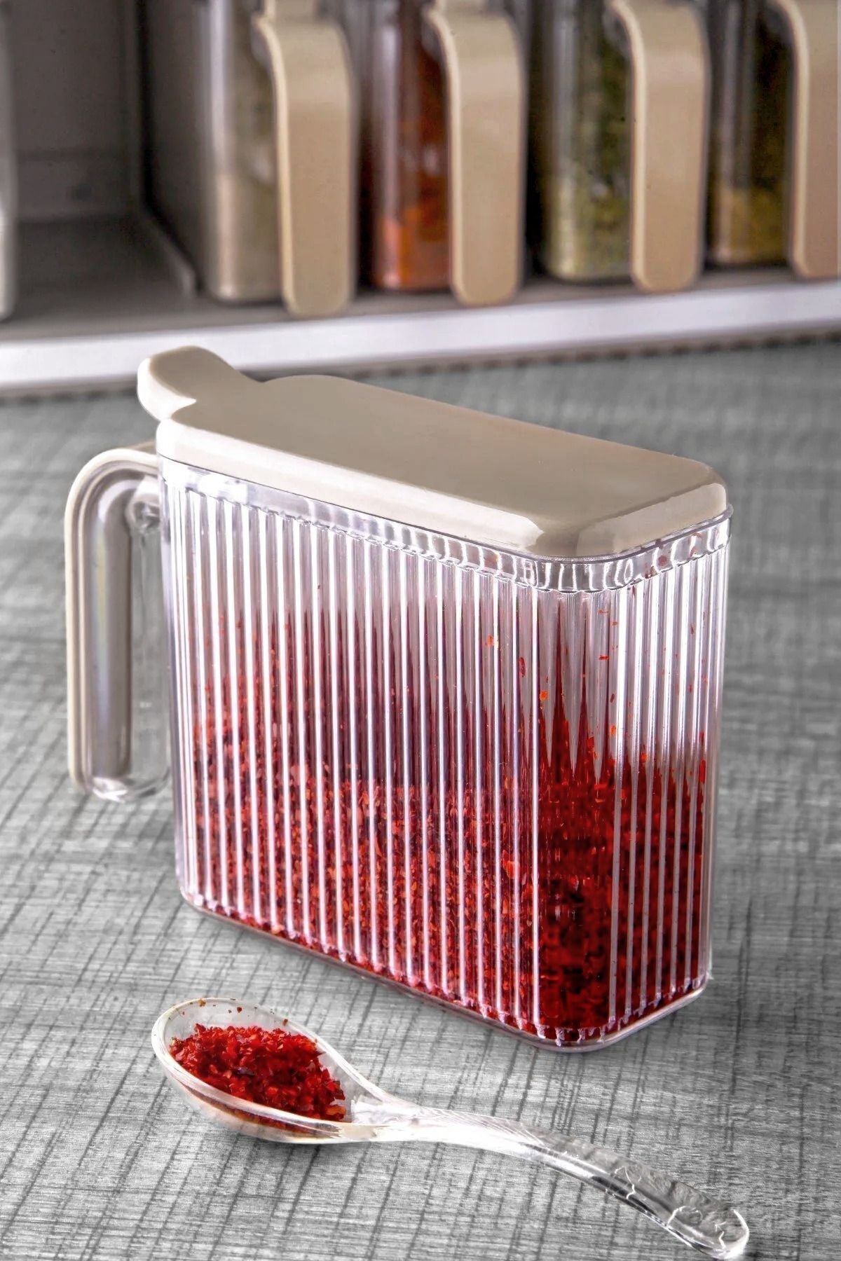 Pack de 12 Pots à Épices "Chef Master" – Mural & Organisé