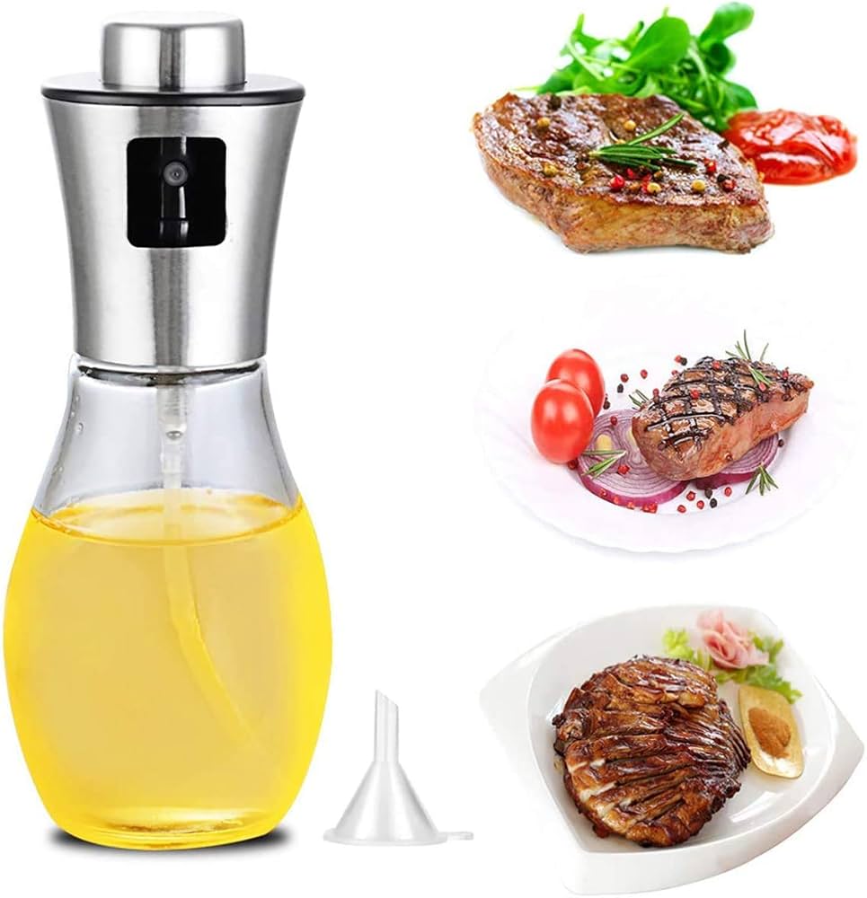 3 Pulvérisateur d’huile en verre de 200 ml