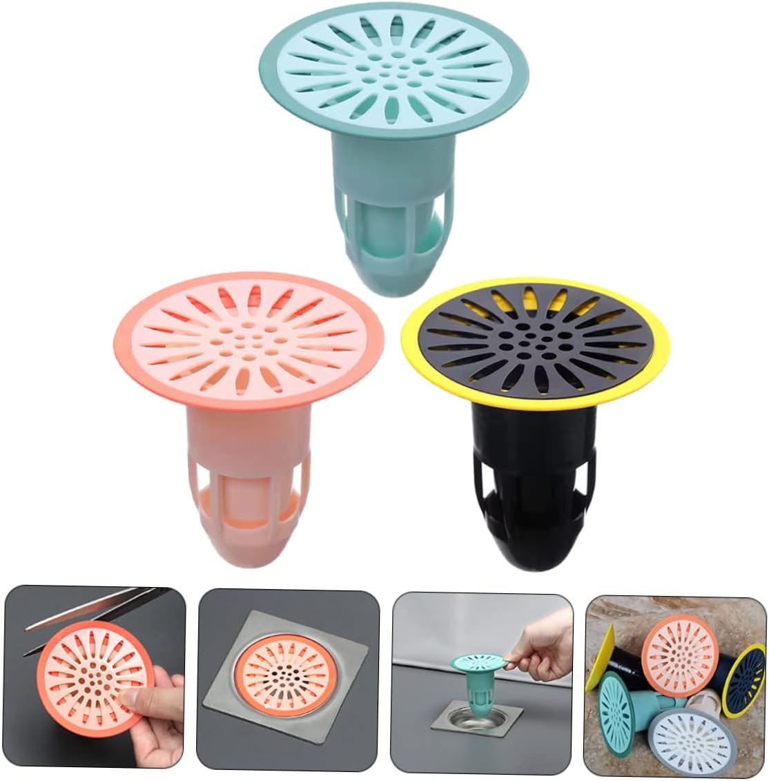 3 pièces désodorisants de canalisation de sol [Minisouq.ma]