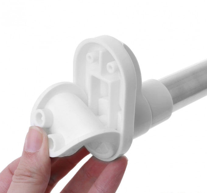 Tringle À Rideaux Sans Perçage Avec Barre De Serrage Réglable Pour Salle De Bain, Garde Robe.