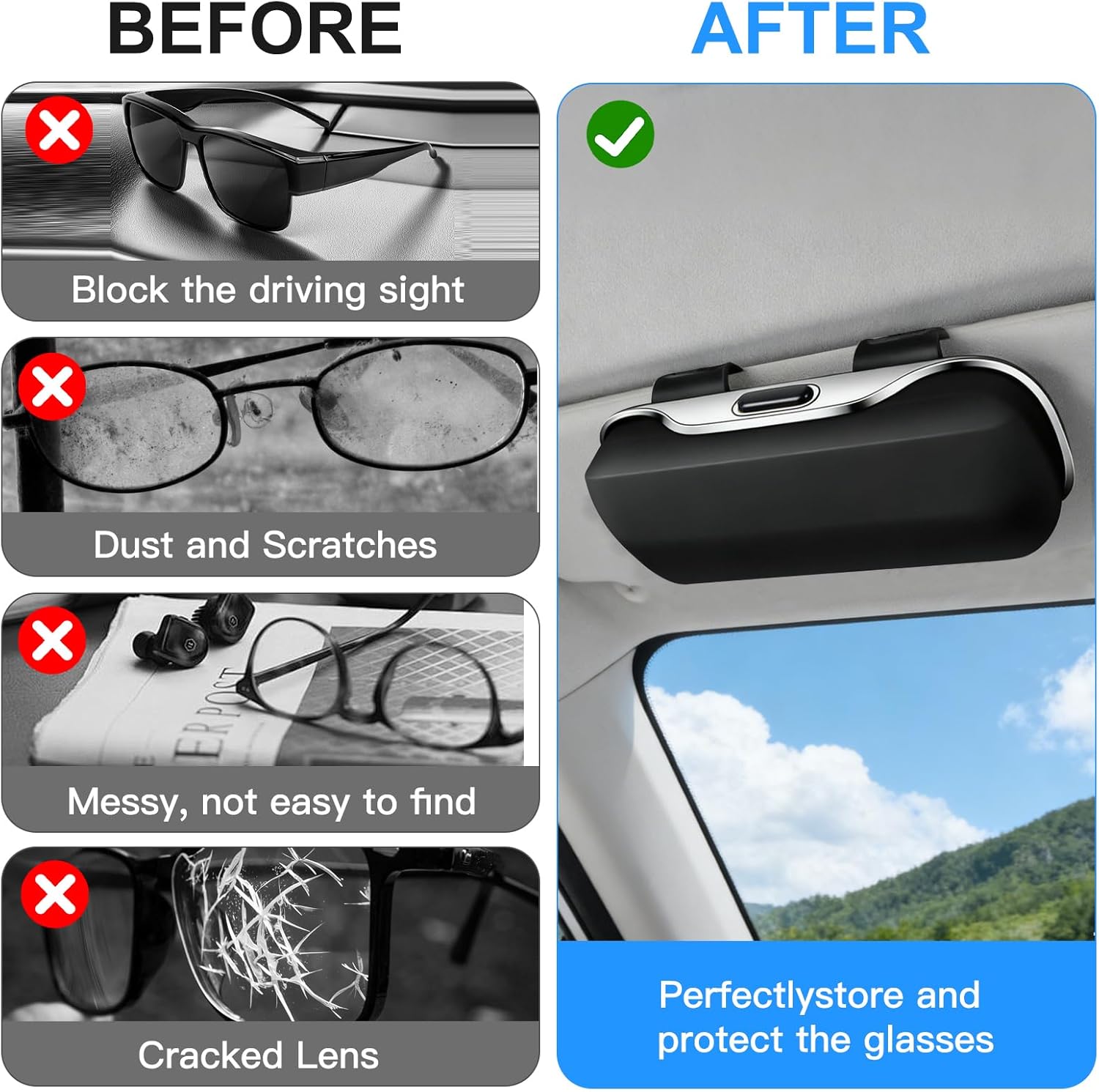 Protection lunettes voiture