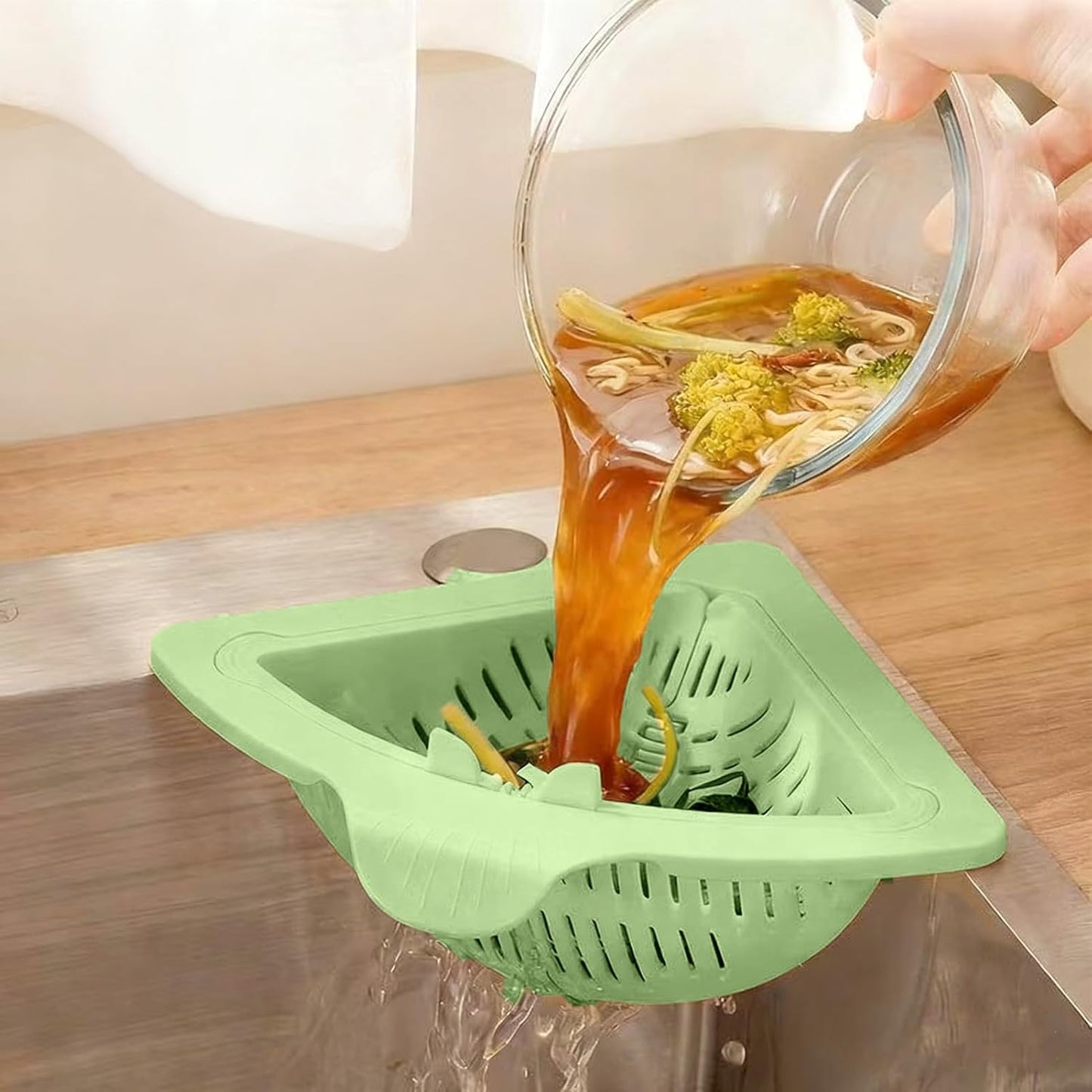 3 Filtres d’Évier d’Angle 2 en 1