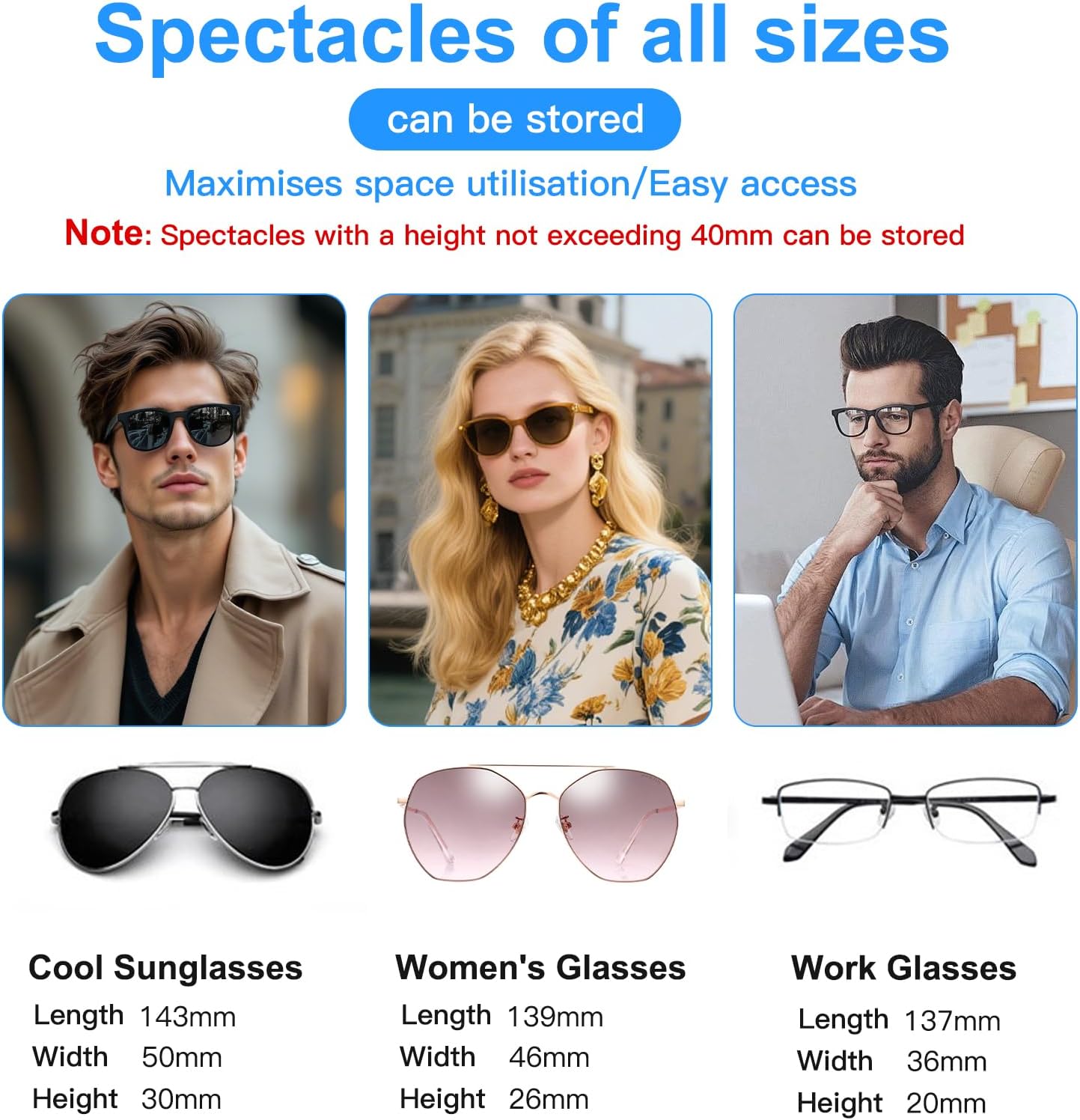 Compatibilité lunettes boîtier voiture