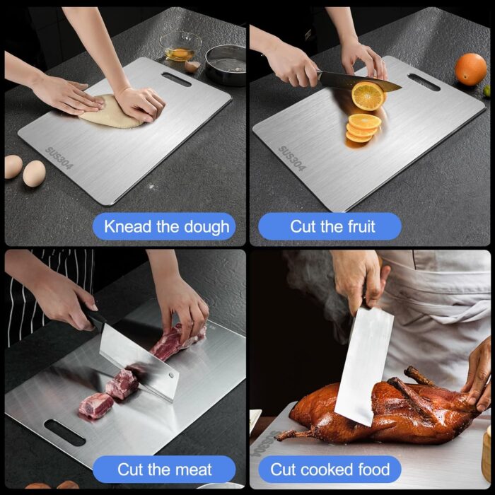 Pack 3x Planches de découpe INOX