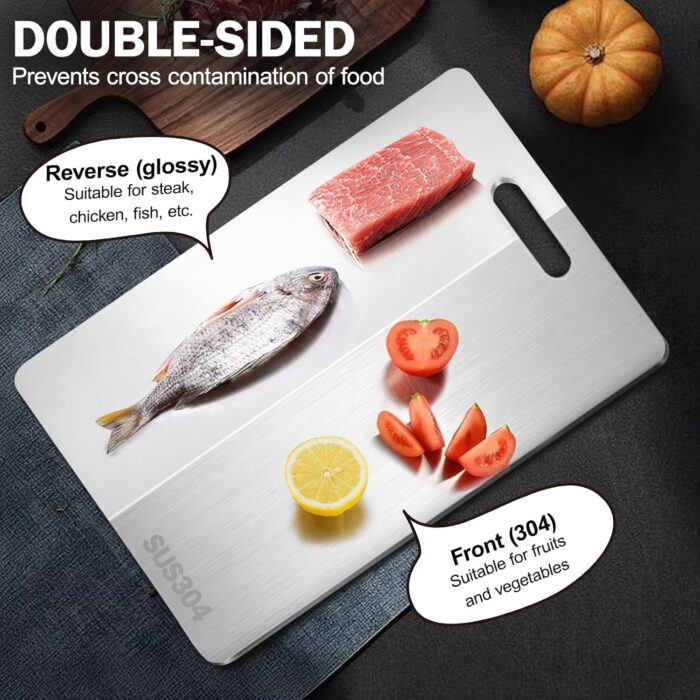 Pack 3x Planches de découpe INOX