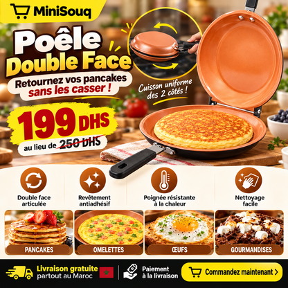 Poêle Double Face