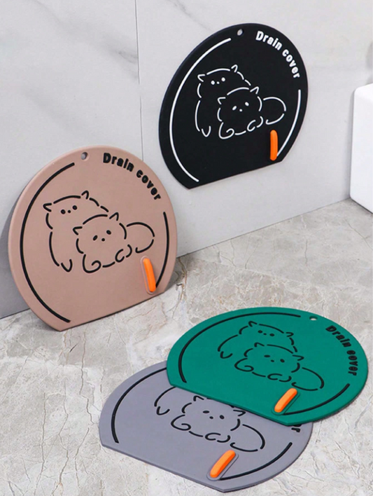 3 Couvercles de drain en silicone [Minisouq.ma]