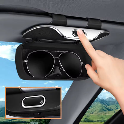 Boîtier à Lunettes pour Voiture – Fixation Stable & Ouverture à Une Main