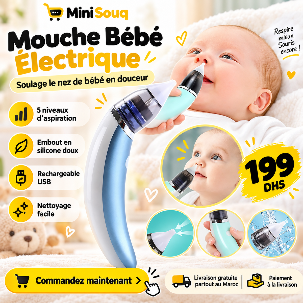 Mouche bébé électrique