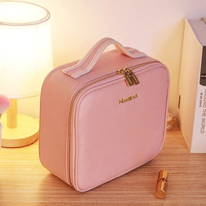 Sac Maquillage  avec Miroir éclairé (Vide sans maquillage)