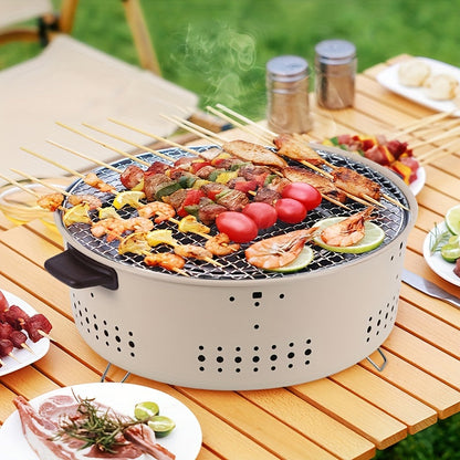 Barbecue coréen portable d'extérieur – Compact et élégant