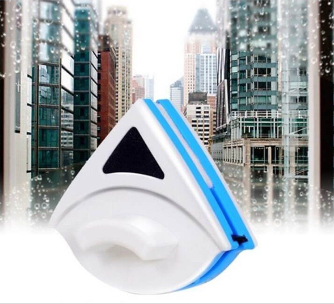 Nettoyeur de vitres magnétique double face et brosse pour nettoyer les plans de travail