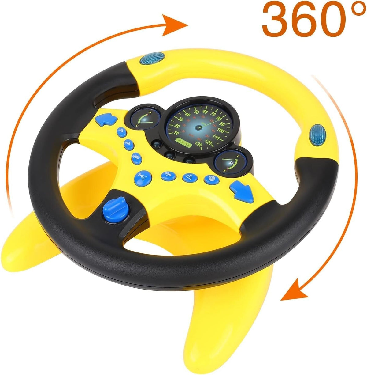 Volant de conduite simulée portable pour enfants